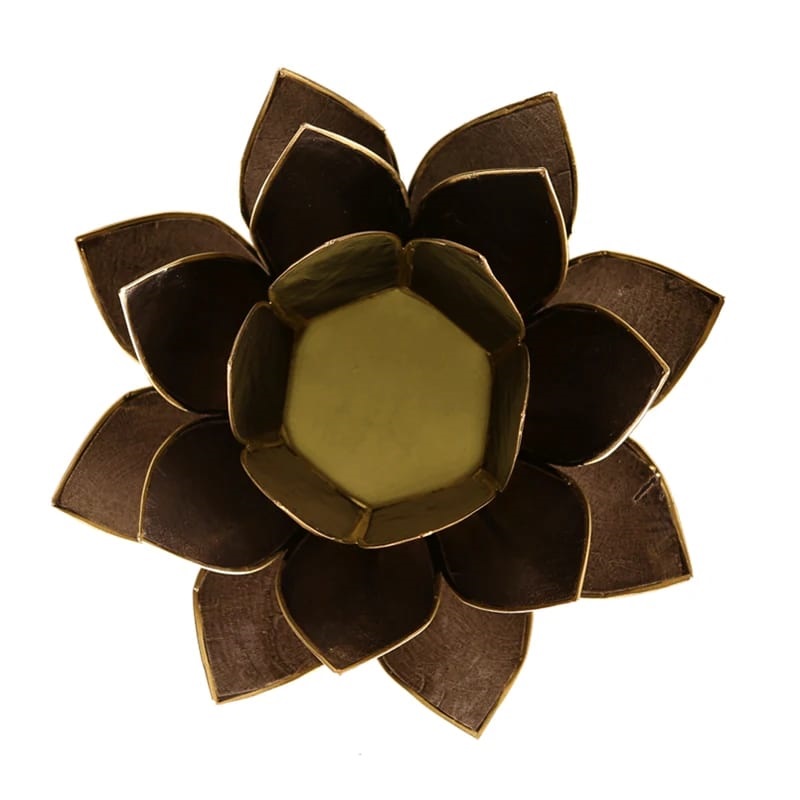 Eclairage Lotus 2ème Chakra - Orange & or
