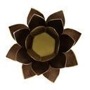 Eclairage Lotus 2ème Chakra - Orange & or
