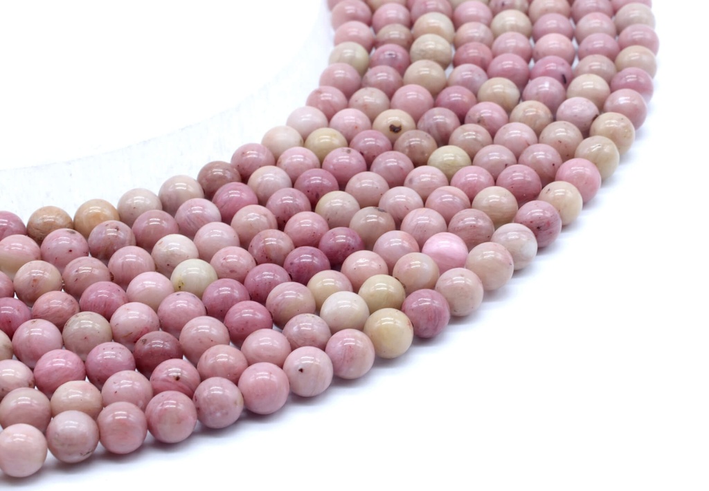 Rhodonite Unie - Rang de Perles