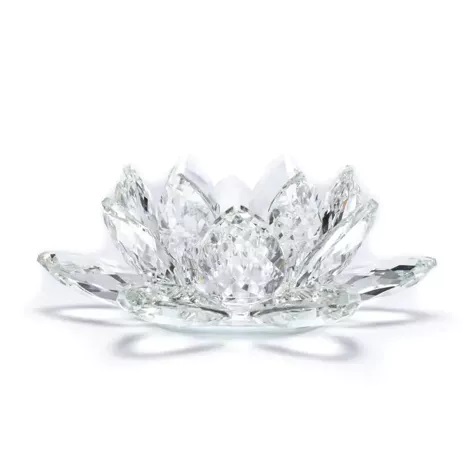 Bougeoir lotus en cristal - Grand